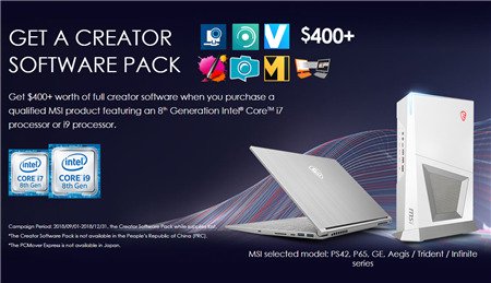 Thỏa sức sáng tạo với MSI Creator Software Pack