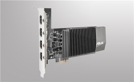 Asus tung phiên bản cập nhật dựa trên card GeForce GT 710 với đầu ra 4 cổng HDMI