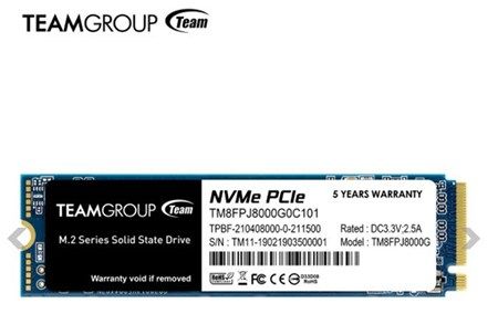 TEAMGROUP SSD MP34Q M.2 PCIe: Dung lượng 8TB, giá gần 30 triệu