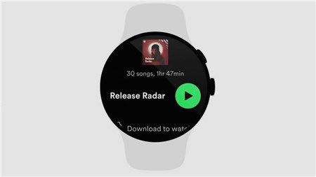 Spotify sắp ra mắt trình tải nhạc ngoại tuyến cho Wear OS