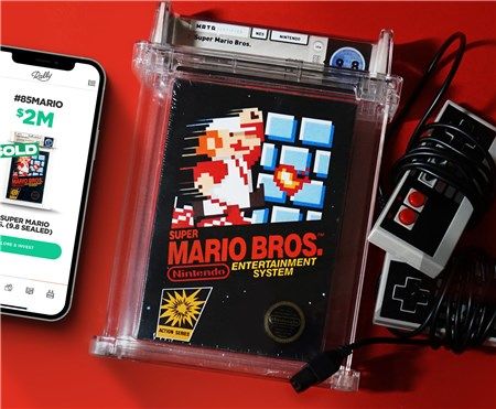 Phiên bản 1985 của game Super Mario Bros được bán với giá 2 triệu USD