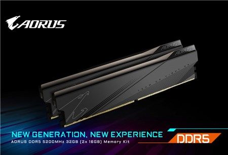GIGABYTE ra mắt Ram AORUS DDR5 5200MHz 32GB