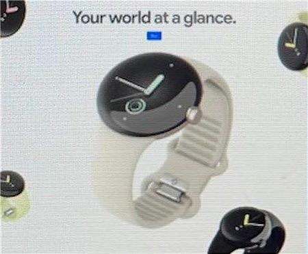 Rò rỉ hình ảnh quảng cáo của Google Pixel Watch