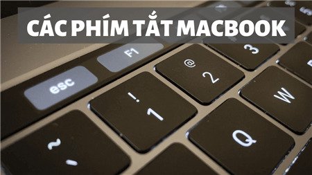 Hướng dẫn cách xem các phím tắt trên MacBook