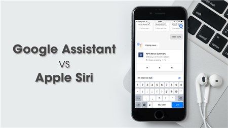 So sánh trợ lý ảo Google Assistant và Apple Siri trên iOS