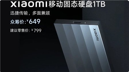 Xiaomi ra mắt ổ cứng di động SSD 1TB, giá từ 2.7 triệu đồng