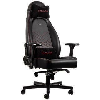 Noble Chair Icon Series - Black/Red