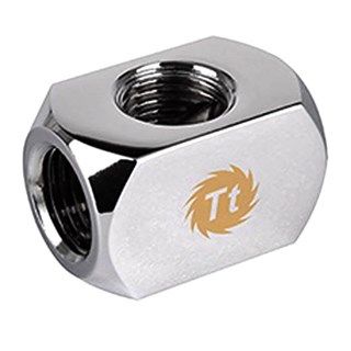 Ốc Nối Pacific 4-Way G1/4 Connector Block - Chrome