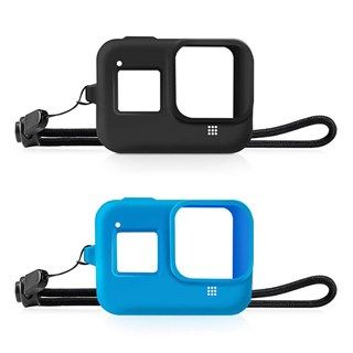 Case Silicone for GoPro Hero 8 Sleeve Cases + Lanyard