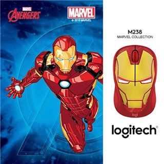 Logitech M238 Marvel Wireless - Iron Man