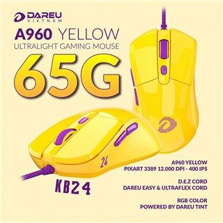 DareU A960 Yellow Ultralight