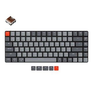 Keychron K3 Ultra-slim Wireless Led Trắng - Low Profile Keychron Optical Brown - Hot-swappable