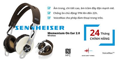 Tai nghe Bluetooth Sennheiser Momentum On Ear 2.0 Wireless
