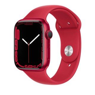 Apple Watch Series 7 45mm (GPS) Viền nhôm đỏ, dây cao su đỏ