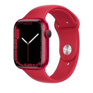 Apple Watch Series 7 45mm (4G) Viền nhôm đỏ, dây cao su đỏ