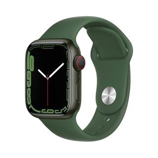 Apple Watch Series 7 41mm (4G) Viền nhôm xanh lá, dây cao su xanh lá