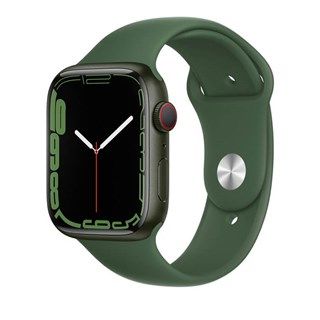 Apple Watch Series 7 45mm (4G) Viền nhôm xanh lá, dây cao su xanh lá