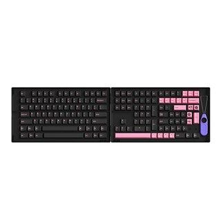 AKKO Keycap set - Black Pink - Cherry profile, 229 nút