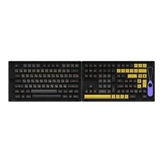 AKKO Keycap set - Black Gold - ASA profile, 158 nút