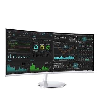 SamSung QLED LC34J791WTE - 34in cong 21:9 Thunderbolt 3