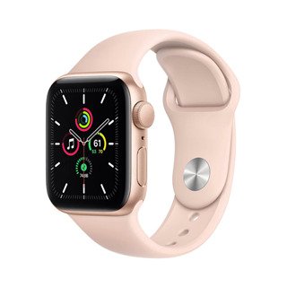 Apple Watch SE 2020 40mm GPS Viền nhôm vàng đồng, dây cao su hồng nhạt