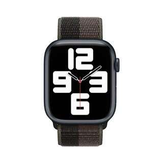 Apple Watch SE 2021 44mm Viền nhôm xám không gian, dây dù xám đen