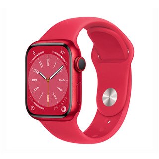 Apple Watch Series 8 45mm GPS Viền nhôm đỏ, dây cao su đỏ