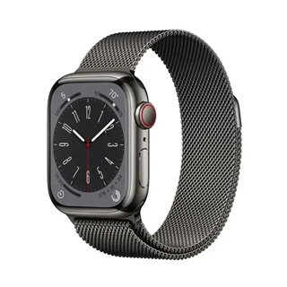 Apple Watch Series 8 41mm LTE Viền thép xám than chì, dây thép xám than chì