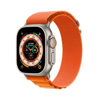 Apple Watch Ultra 49mm LTE Viền Titanium dây dù cam, size M