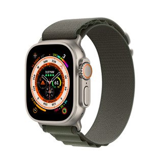 Apple Watch Ultra 49mm LTE Viền Titanium dây dù xanh, size L
