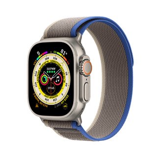 Apple Watch Ultra 49mm LTE Viền Titanium dây dù xanh/xám, size M/L