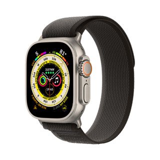 Apple Watch Ultra 49mm LTE Viền Titanium dây dù xám đen, size S/M