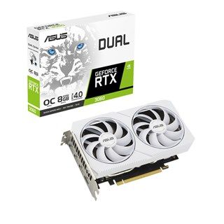 ASUS Dual GeForce RTX 3060 8GB GDDR6 White OC Edition