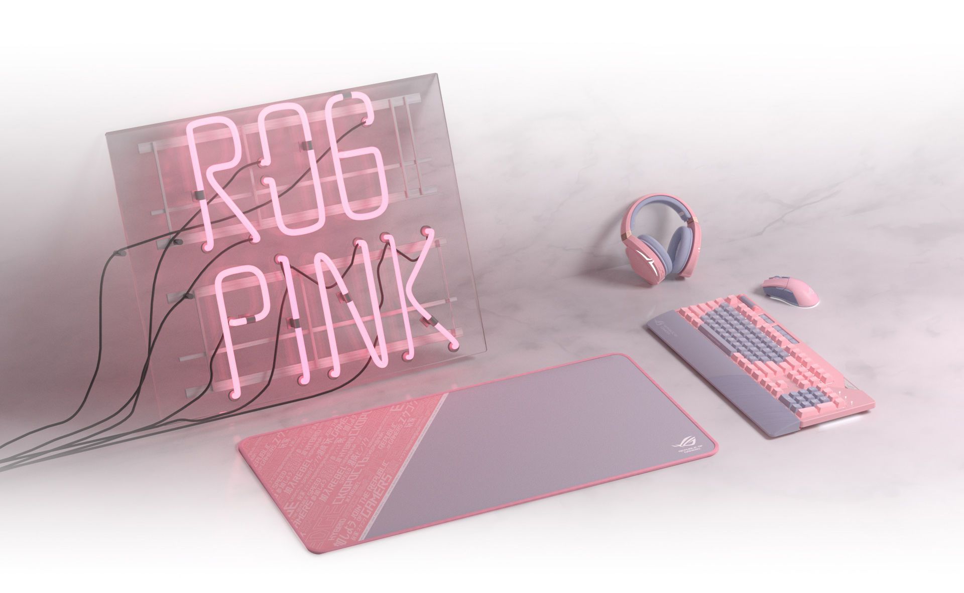 Techzones - ROG Strix Flare Pink