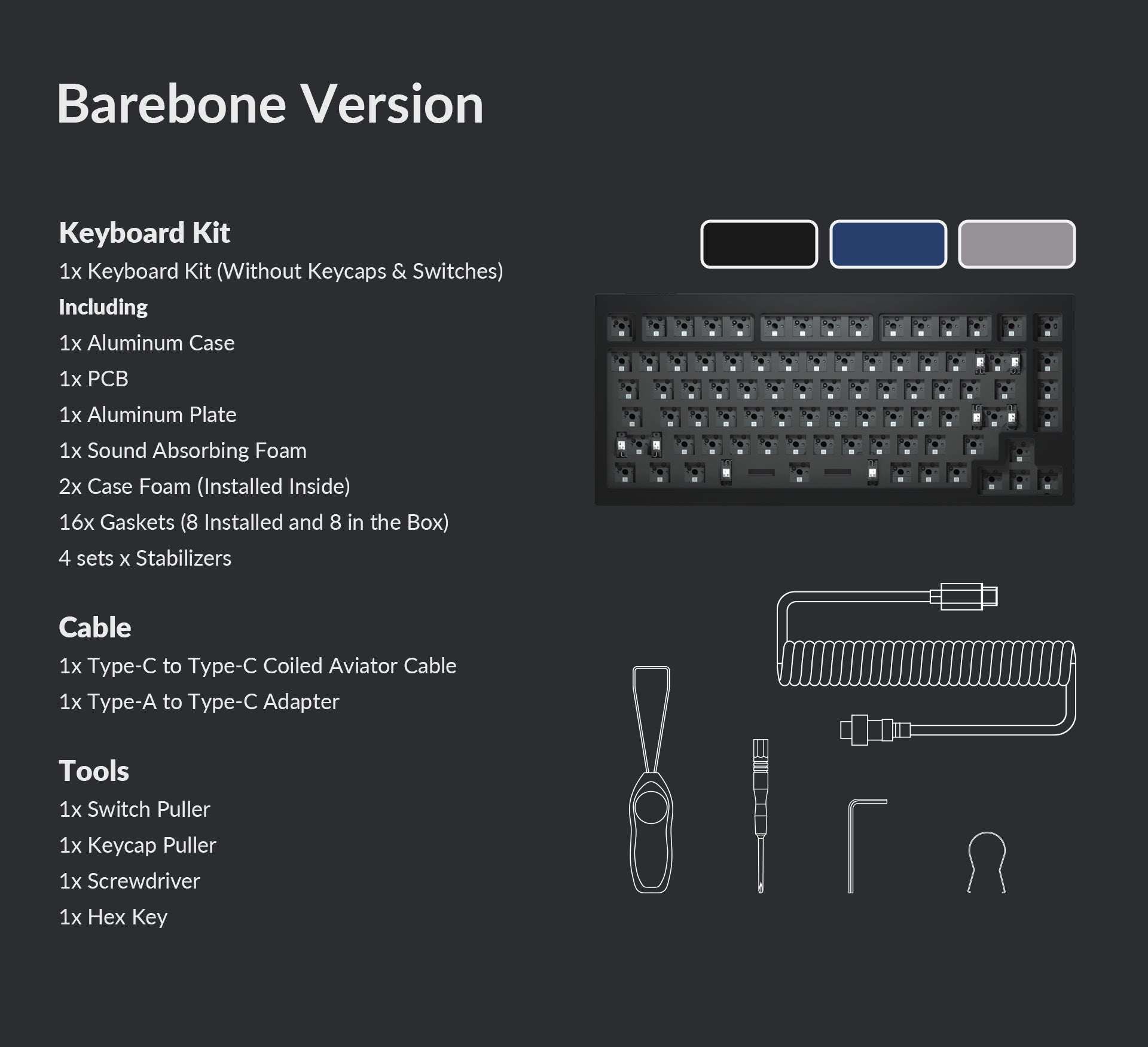 Techzones - Keychron Q1 QMK - Barebone