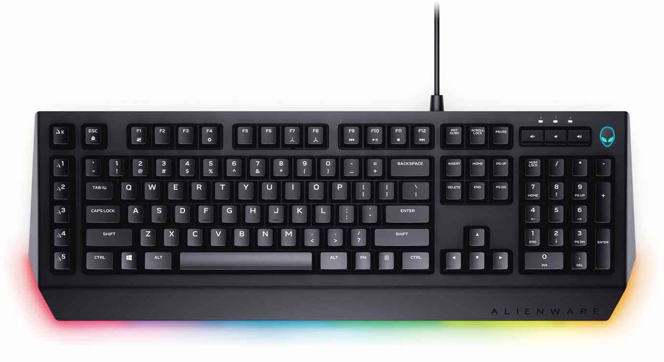 Alienware advanced gaming keyboard AW568 - Otherworldly beauty
