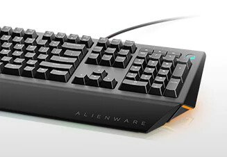 Alienware advanced gaming keyboard AW568 - Built for responsiveness, designed for comfort