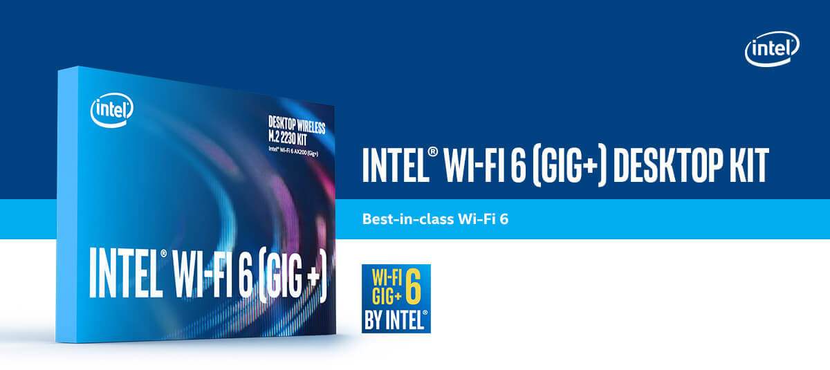 Intel Wi-Fi 6 AX200 (Gig+) Bluetooth Kit